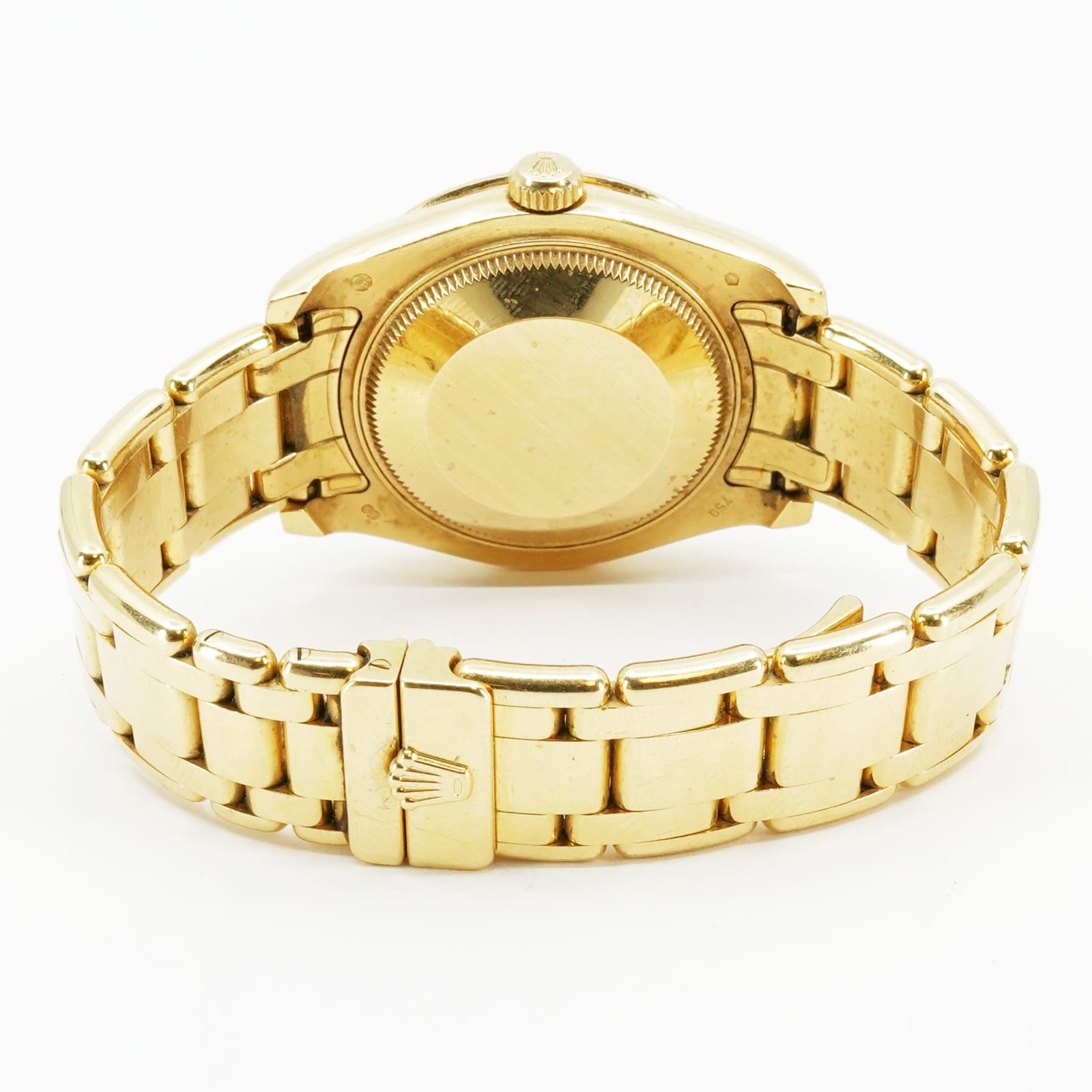 Rolex OP Datejust Pearlmaster 34mm 18K automatisk, MOP-urtavla, ref 81318 s/n 69F51223 cert -08 box - Bild 3