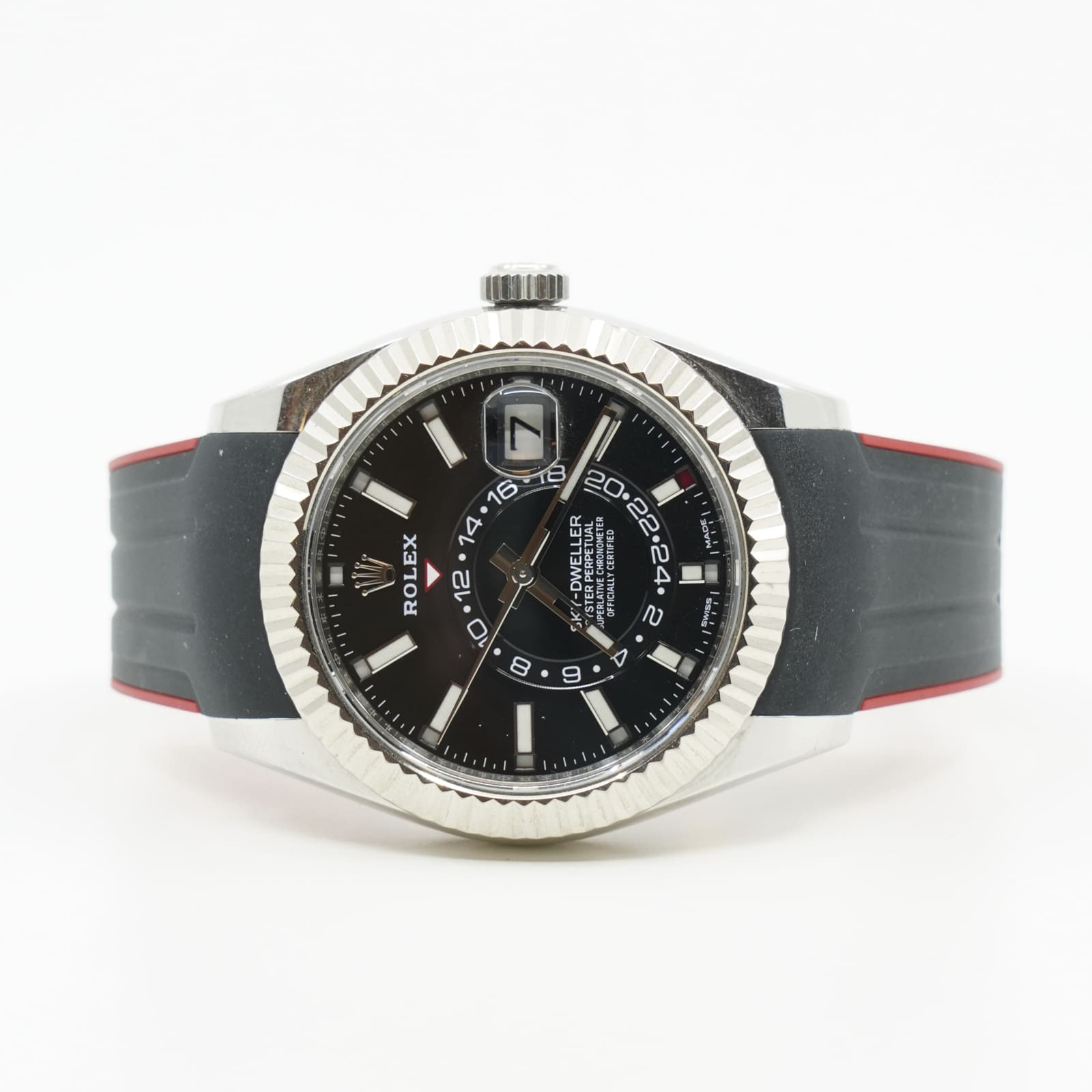 Armbandsur Rolex Sky-Dweller Oyster Perpetual Date Stål Boett 42mm - Bild 2