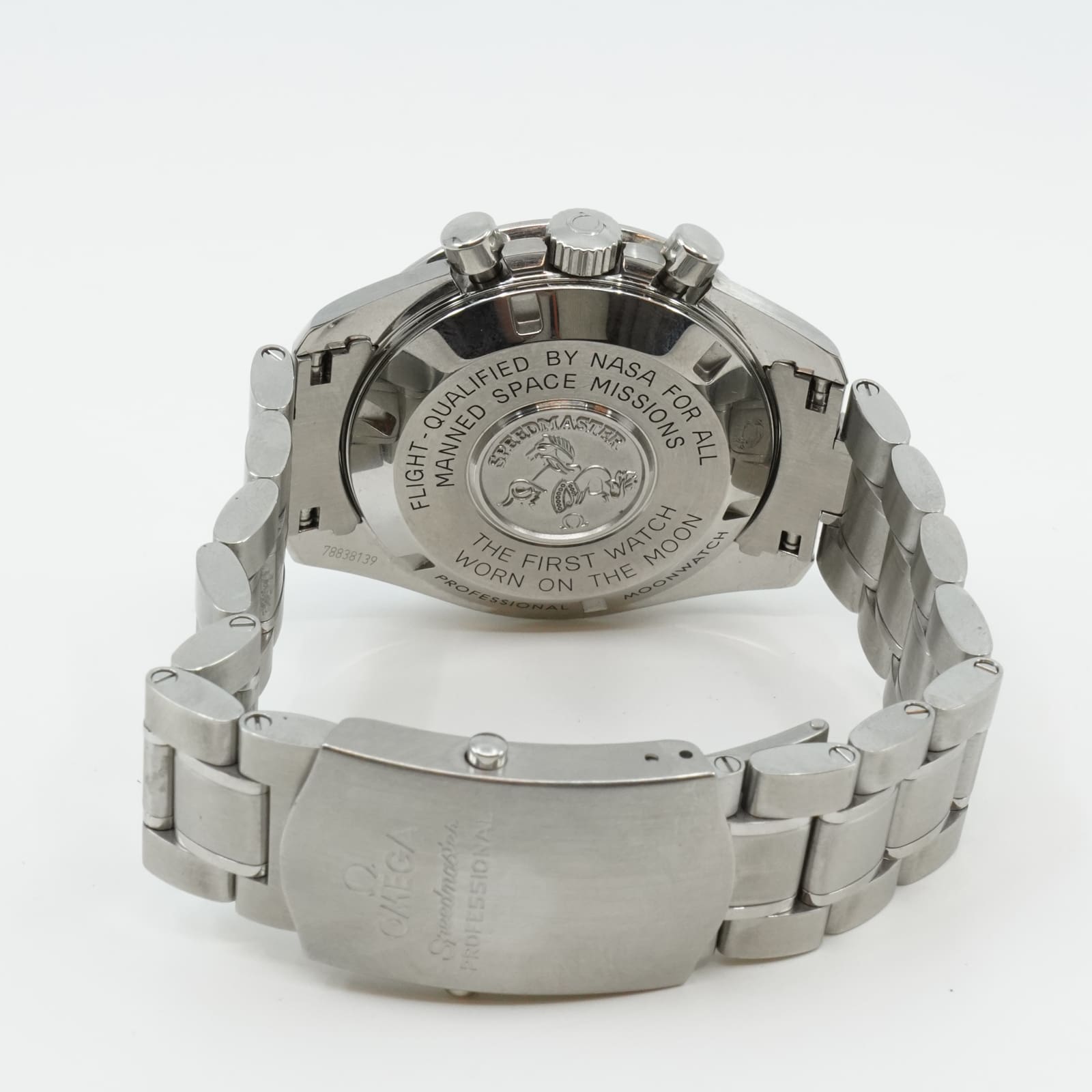 Armbandsur Omega Speedmaster Moonwatch Professional Stål manuell plexiglas certifikat 2019 Spanien - Bild 3