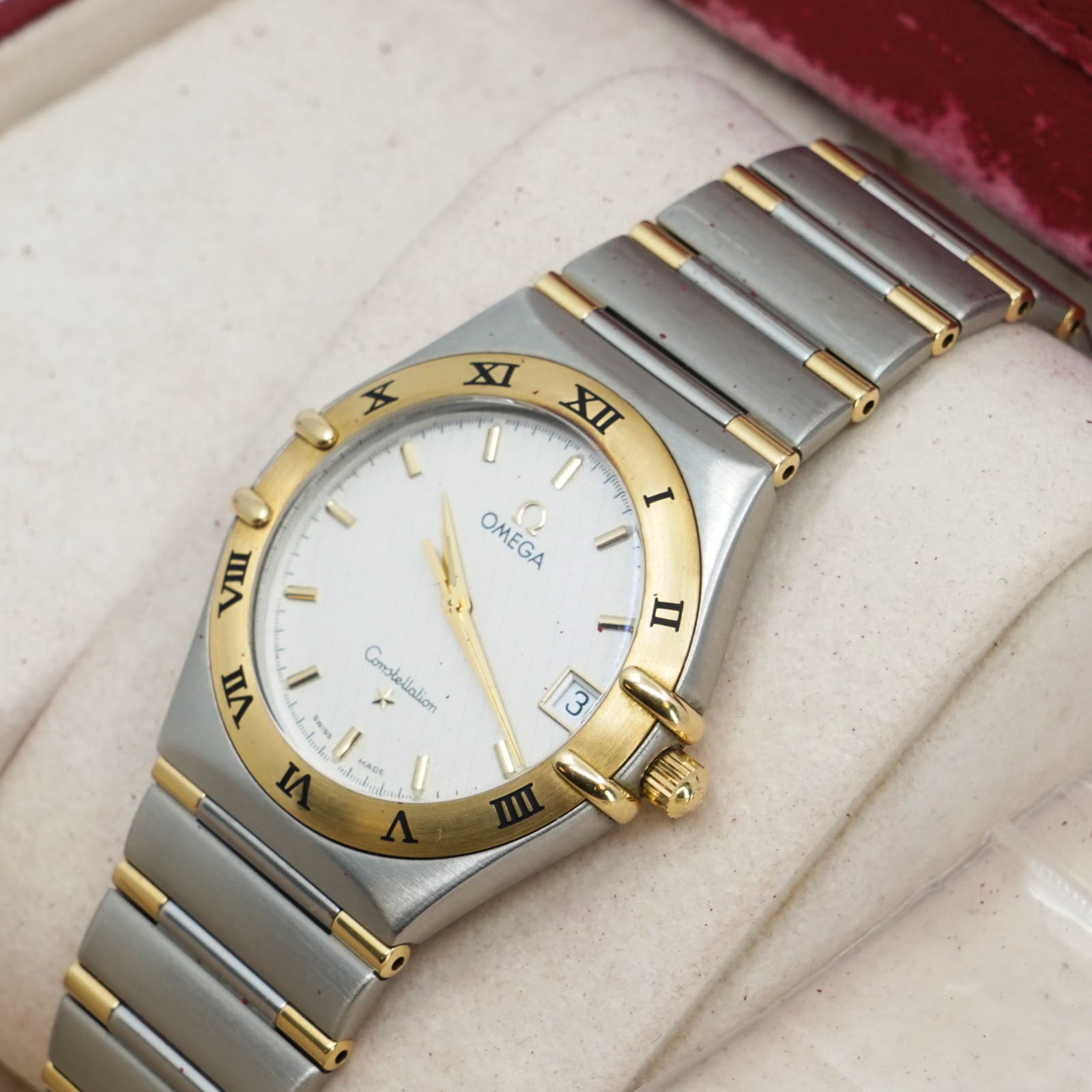 Omega Constellation 33,5 mm stål/guld kvarts ref 1312.30.00 - Bild 5