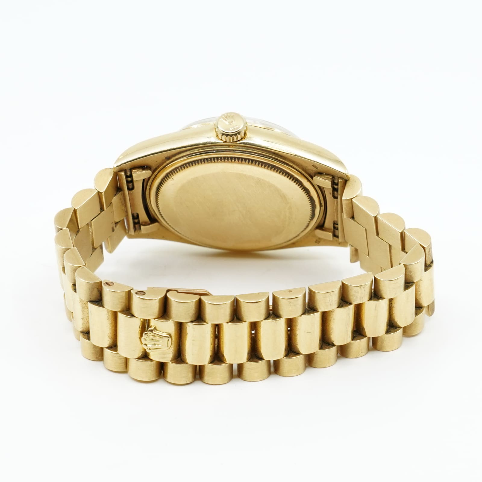Armbandsur Rolex Datejust Oyster Perpetual helguld 18K Boett 36 mm automat år 1973 - Bild 2