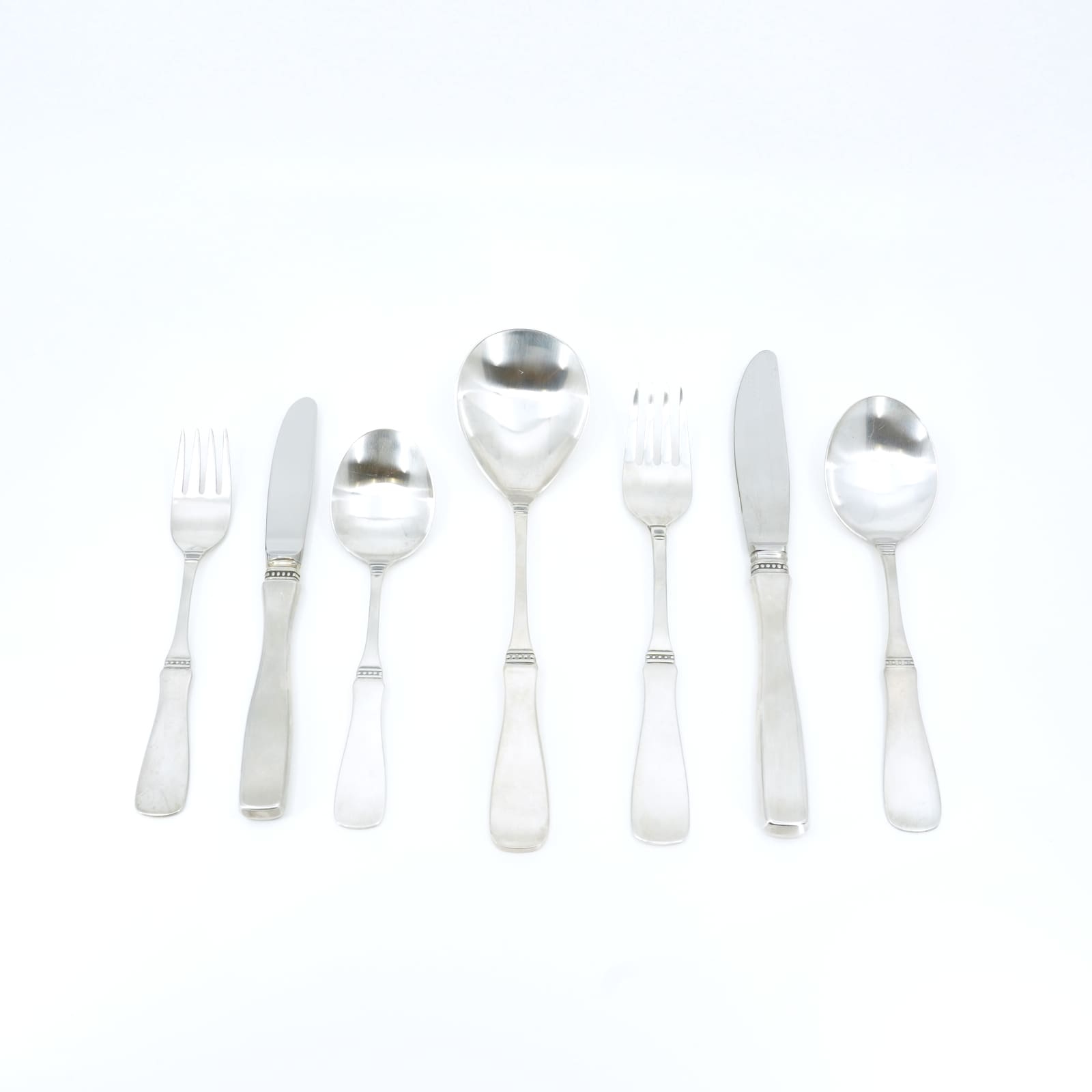 Bestickservis, 50 delar, Uppsala, Silver S800 brv.2262,7g formgivare Eric Löfman MEMA / GAB i träbox