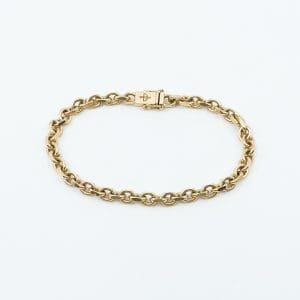 Armband Ankar Guld 18K 27,4g Längd 22,2cm Bredd 5mm