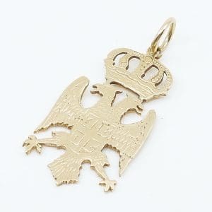 Hänge/berlock Guld 14K 3,8g Bredd 18mm Höjd 40mm