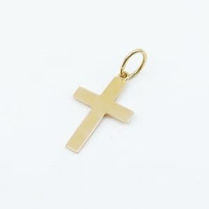 Hänge Kors Guld 18K 3,4g Bredd 18mm Höjd 38mm