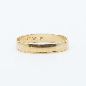 Ring Guld 18K 2g Ø19 -Defekt