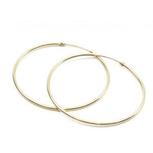 Örhängen Creoler Guld 18K 2,5g Bredd 44mm