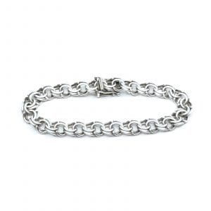 Armband Bismarck Silver S925 17,5g Längd 19,3cm Bredd 8mm
