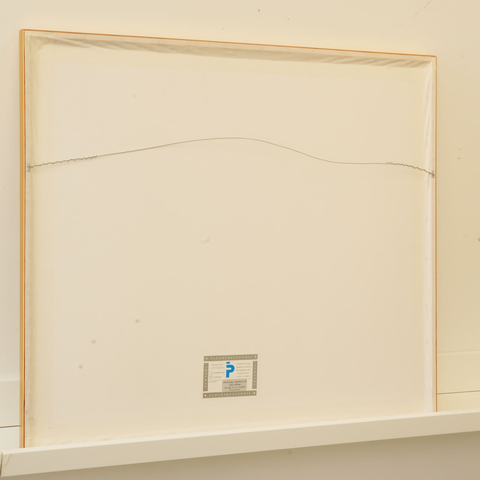 Carin Adler (1929-2019) Grafiskt tryck “Skärgårdsvår” nr 65/190 signerad, daterad -86 - Bild 4