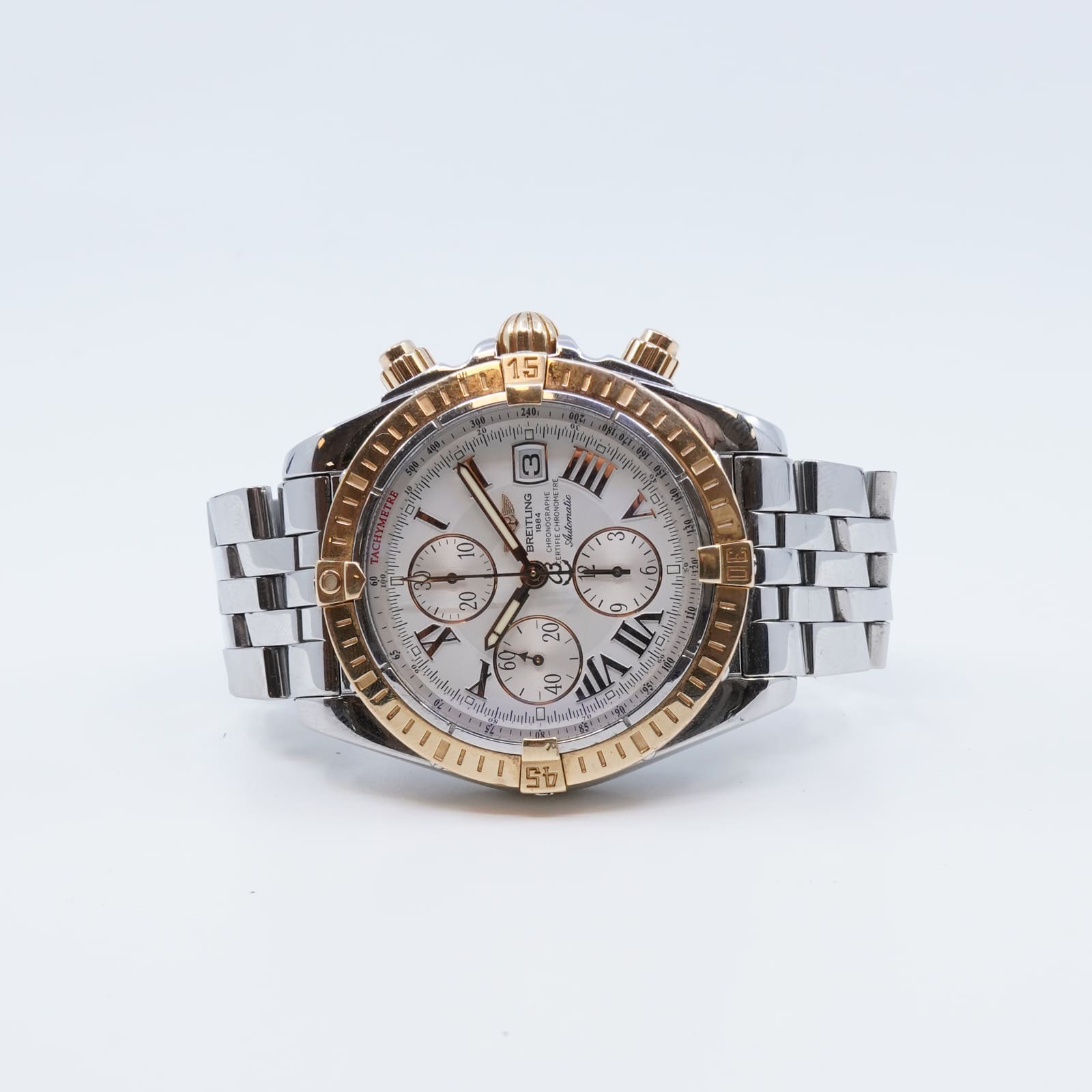 Armbandsur Breitling Chronomat Evolution Guld/Stål Längd 17cm Boett 44mm