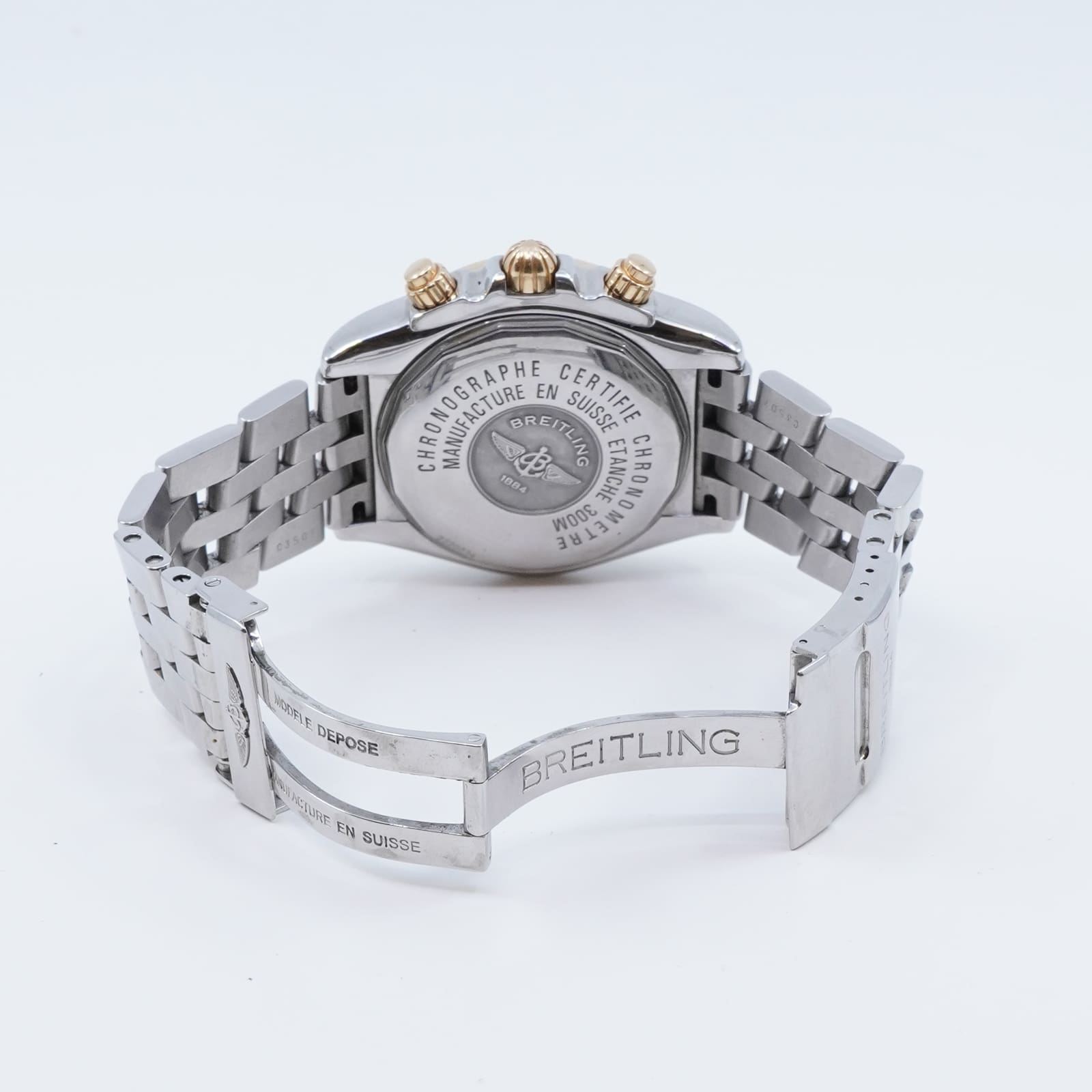 Armbandsur Breitling Chronomat Evolution Guld/Stål Längd 17cm Boett 44mm - Bild 2