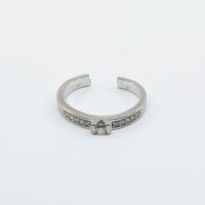 Investeringsguld 18K 6,3g med dia 1xca0,15ct 10xca0,01ct