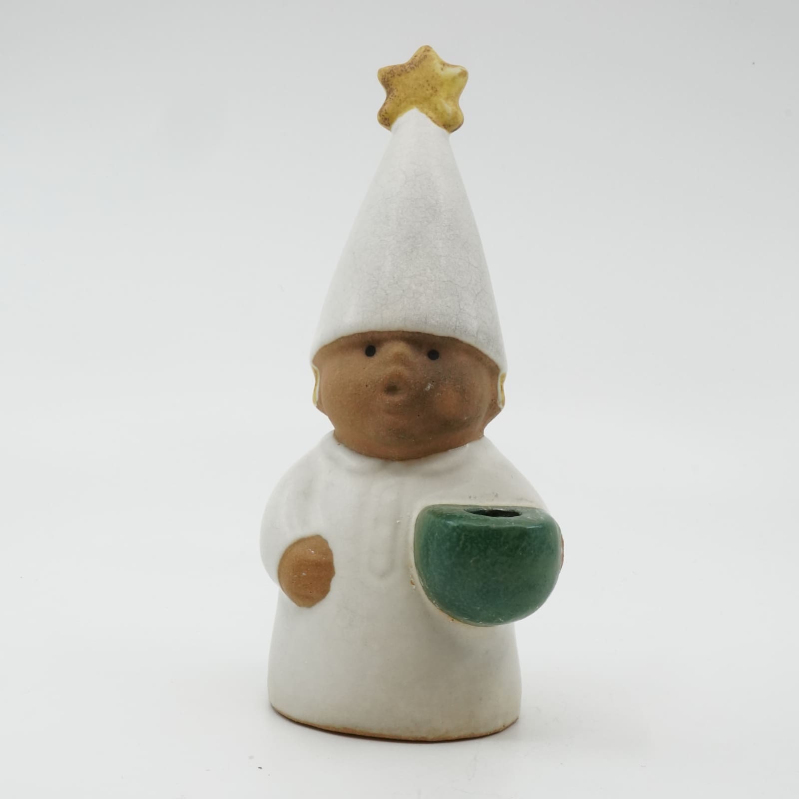 Figurin Stjärngossen Lisa Larson (1931-2024) “Adventsbarn” Rörstrand stengods höjd:17cm
