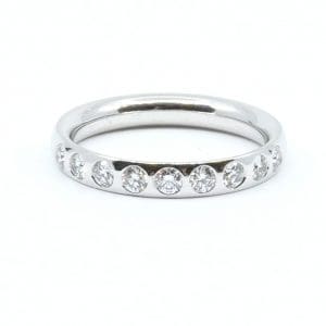 Ring Vitguld 18K 5,1g Ø18 1/4 med diamanter 9xca0,05ct