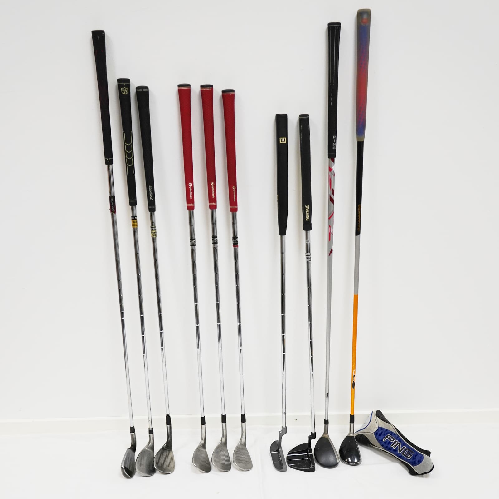 Diverse golfklubbor 10st