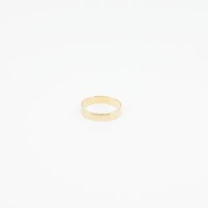 Ring Guld 18K 2,4g Ø17¾ graverad