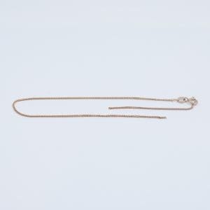 Vristlänk Pansar Guld 08K 0,9g Längd 23cm Bredd 1mm defekt