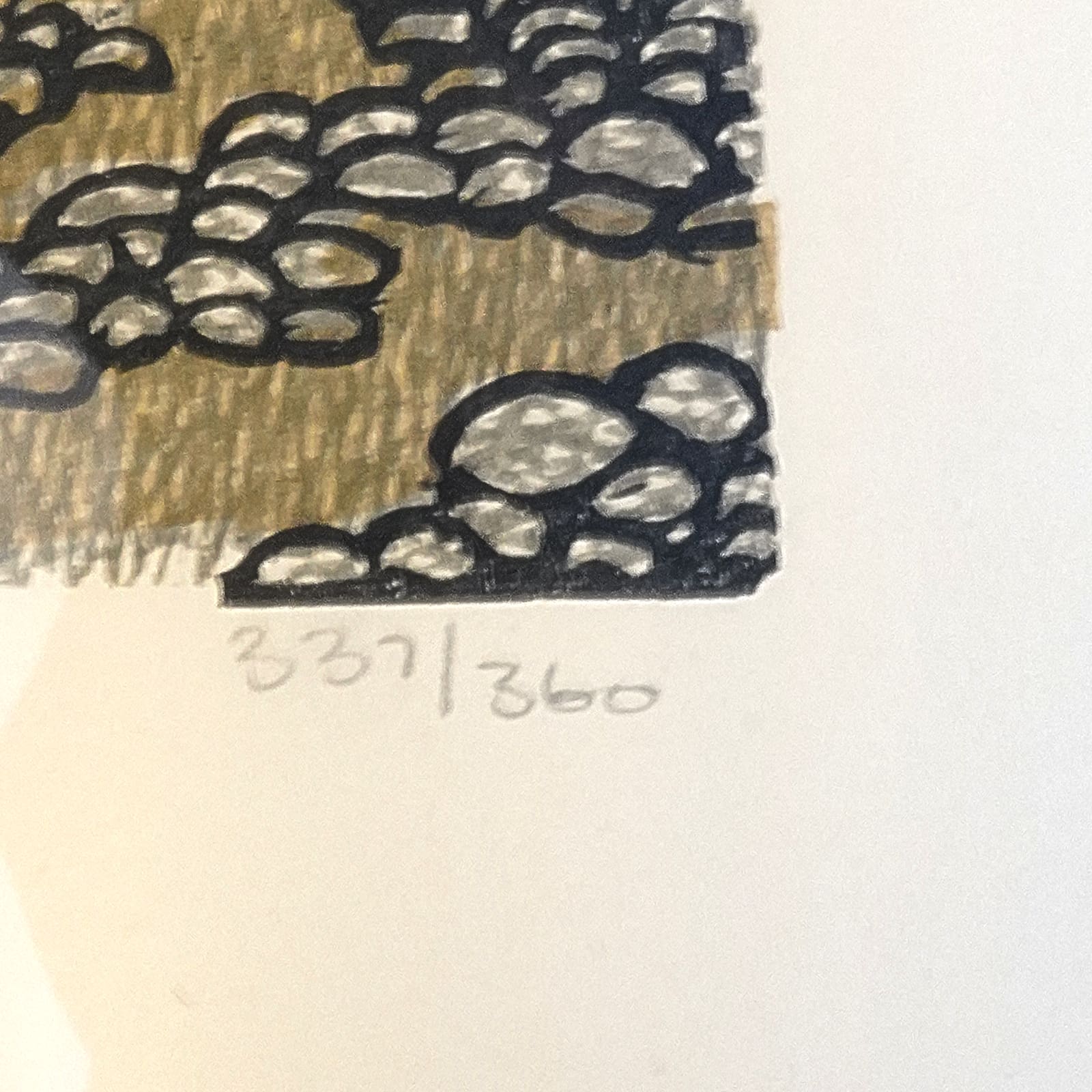 Svenolov Ehrén (1927-2024) grafiskt blad nr 337/360 signerad daterad-79 - Bild 2