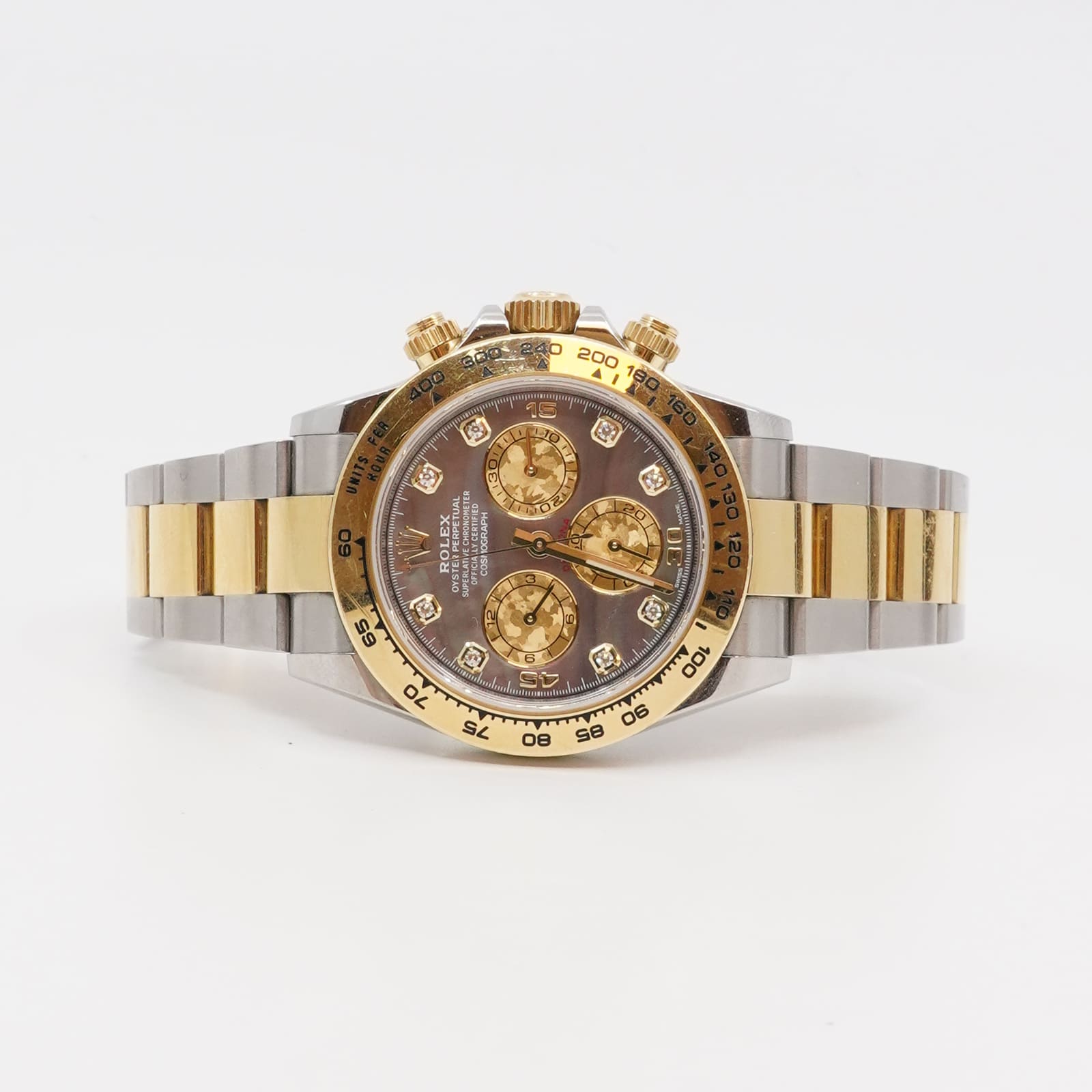 Armbandsur Rolex Oyster Perpetual Daytona Guld/Stål Boett 40mm