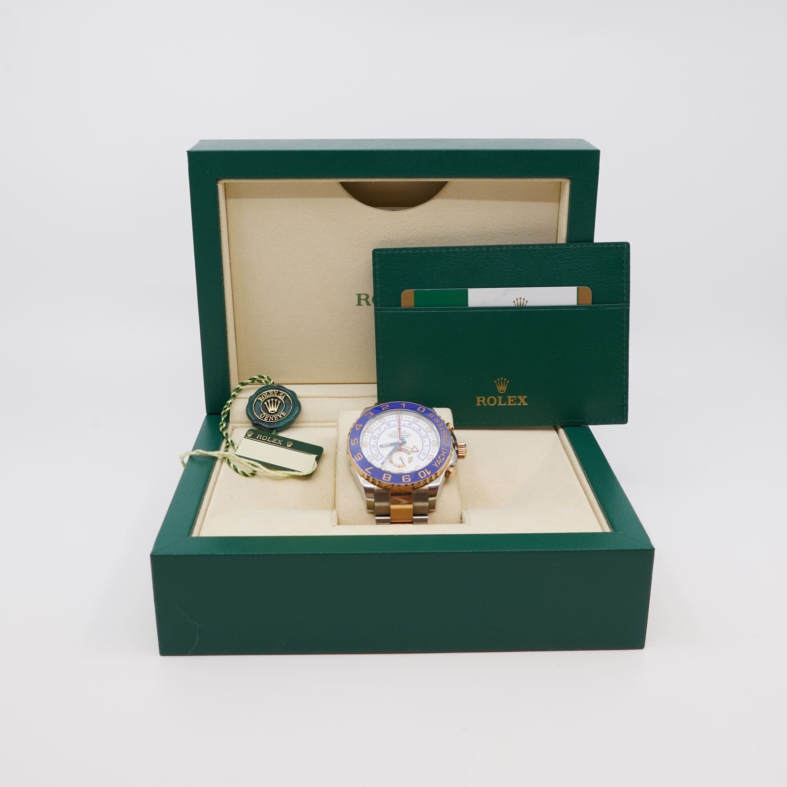 Armbandsur Rolex Oyster Perpetual Yacht-Master II Guld/Stål Längd 20cm Boett 44mm - Bild 4