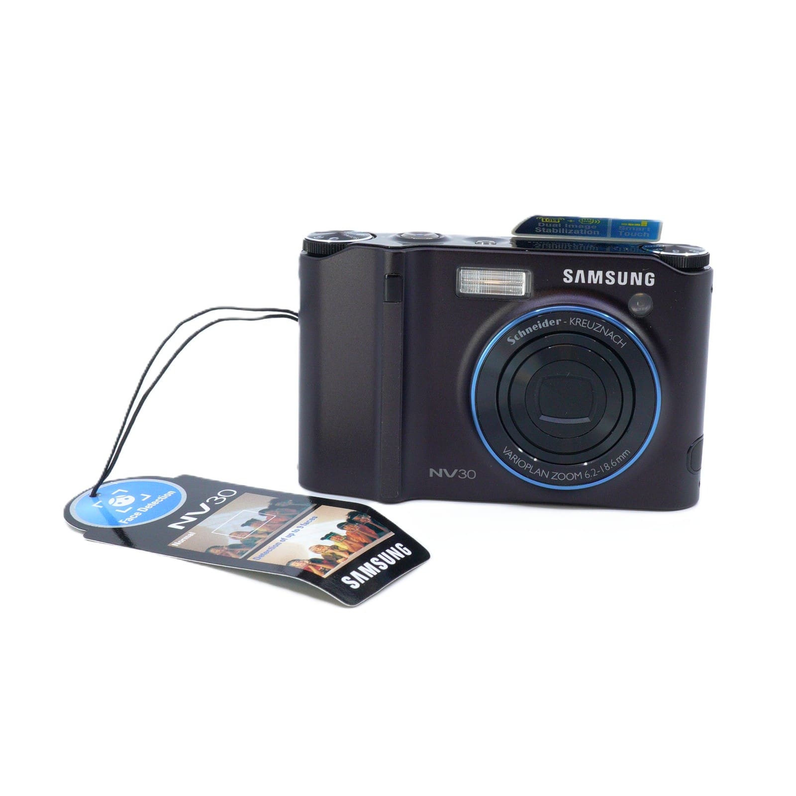 Digitalkamera Samsung NV30 med tillbehör i originaletui - Bild 2