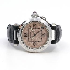 Cartier Pasha C GMT automatisk 35,5mm stål - W3107099 / 2377