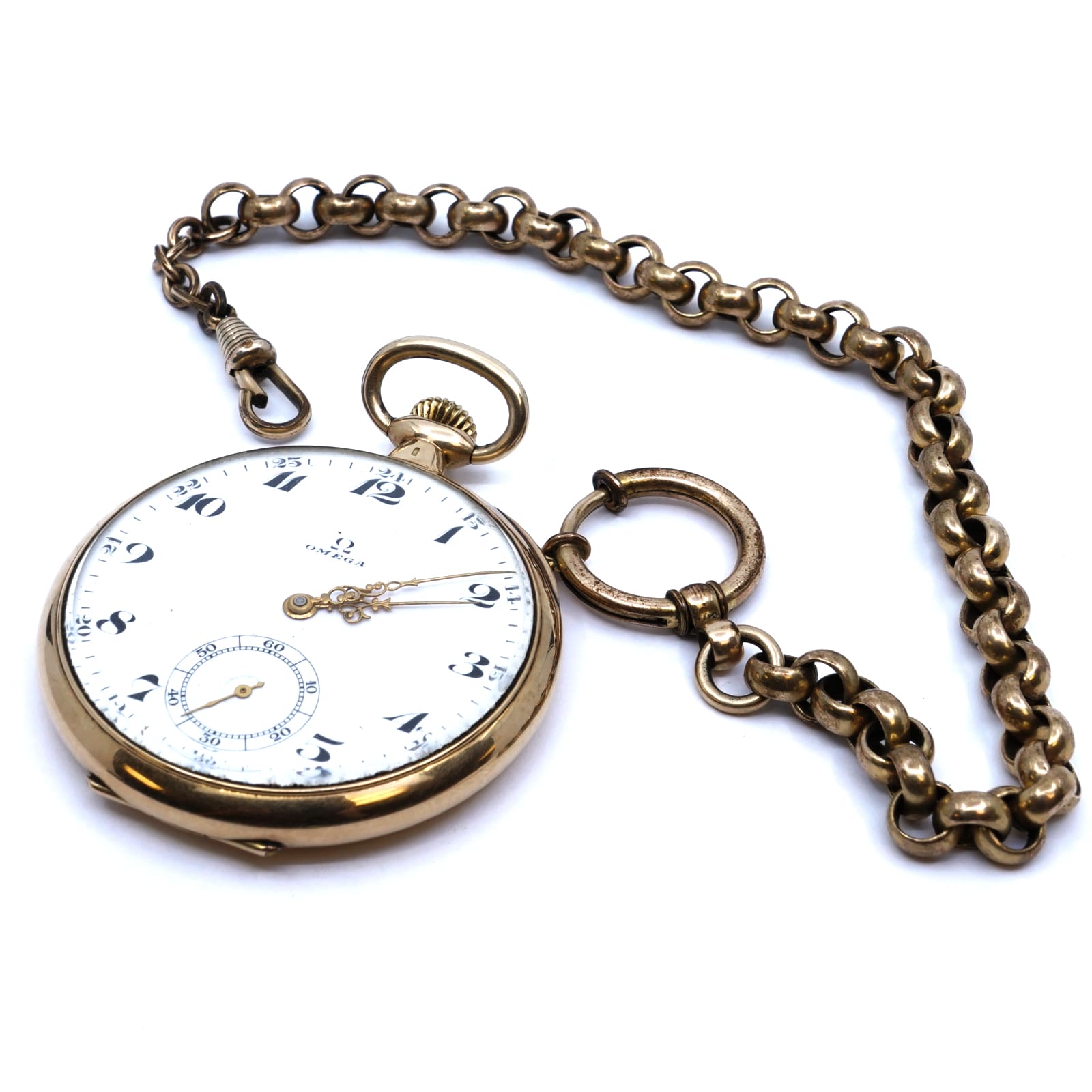 Omega Fickur 14K 50mm manuell 1925