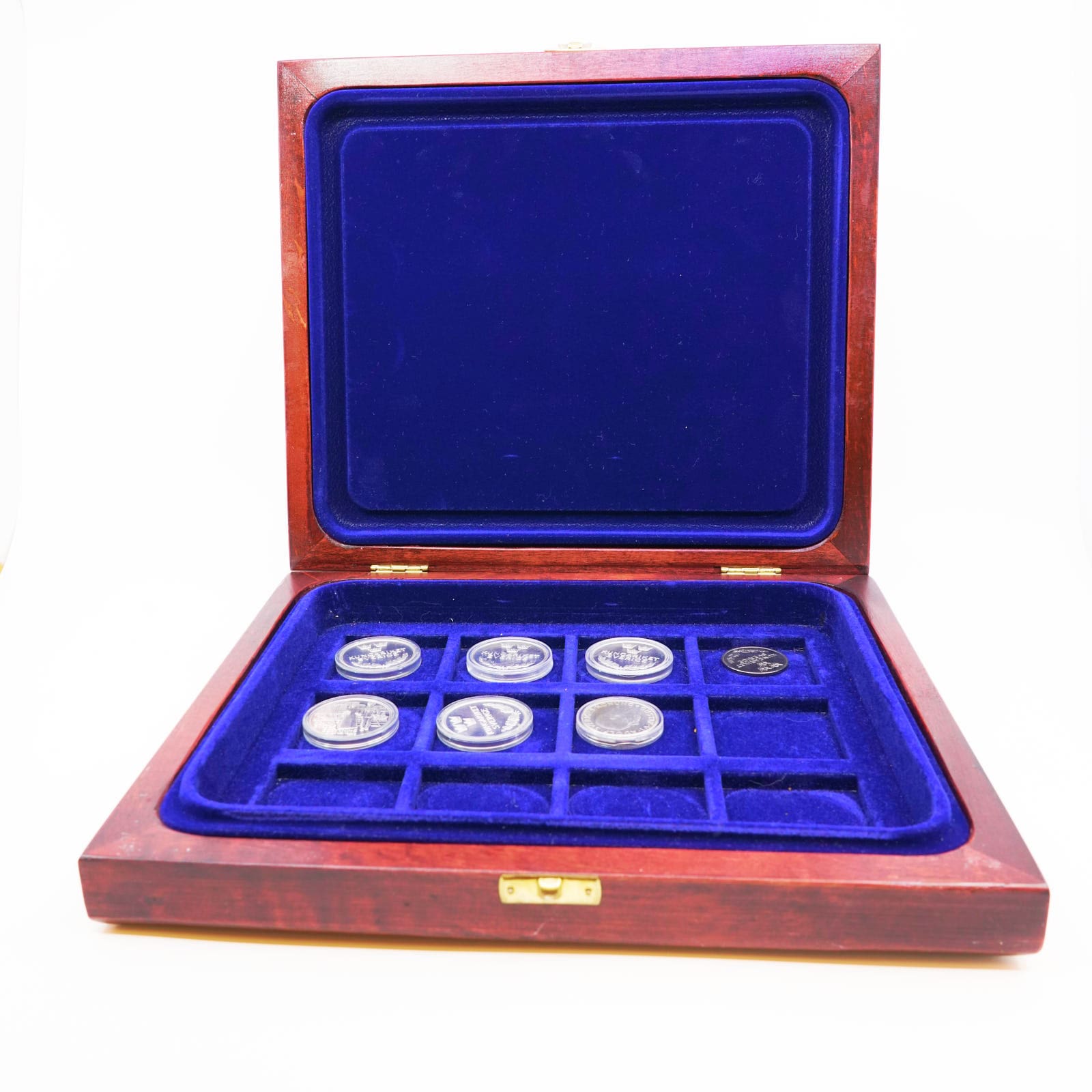 Minnesmynt 7st Silver S925 brv 164,5g Sveriges Regenter
