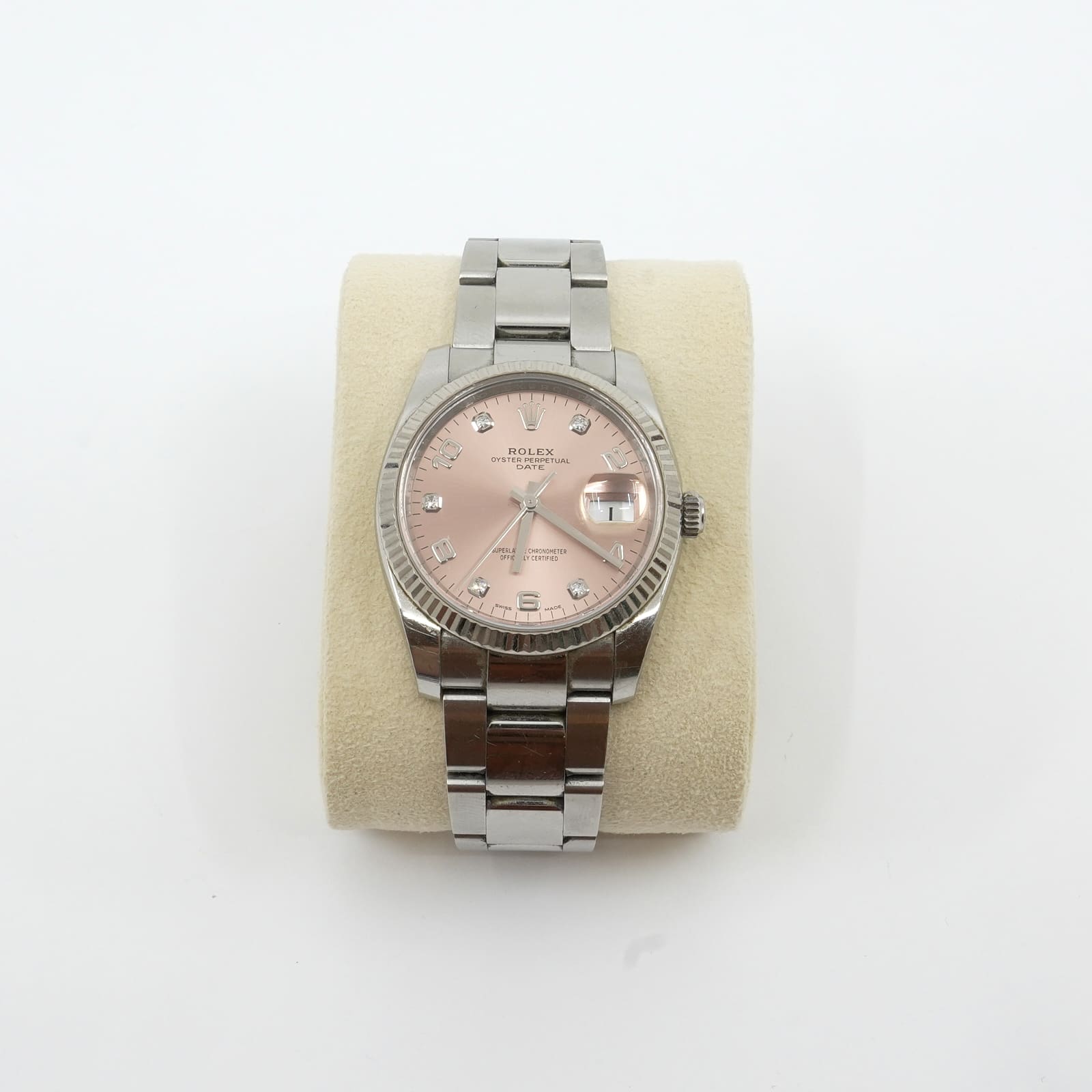 Armbandsur Rolex OP Date Stål/ Vitguld 34mm - Bild 4