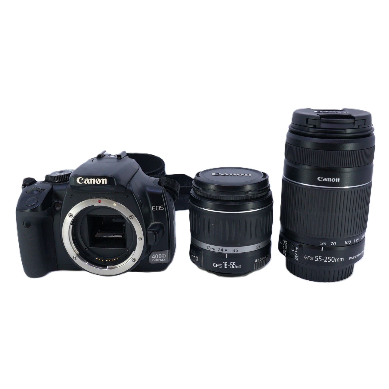 Digitalkamera Canon EOS 400D med 2st Objektiv EFS 18-55mm & EFS 55-250mm