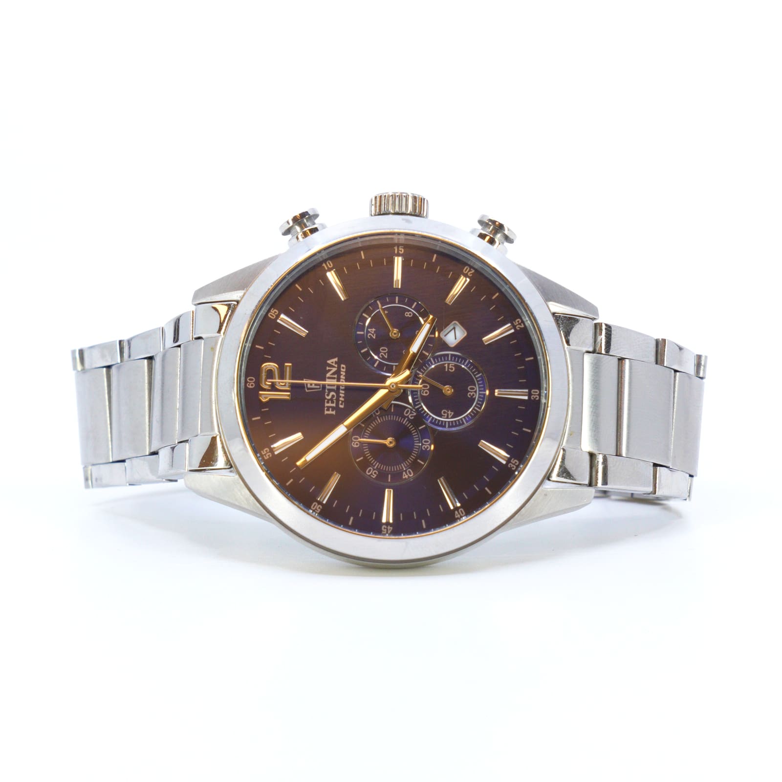 Armbandsur Festina Chronograph Stål Boett 43mm