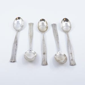 Investeringssilver S800 74,5g, 5 skedar