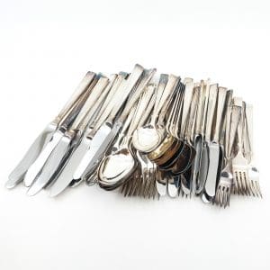 Bestick set 64st Arvsilver Th Marthinsen Norge st S830 2059,1g