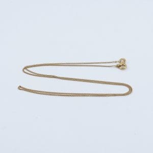 Halskedja Pansar Guld 18K 1,8g Längd 42,5cm Bredd 1mm
