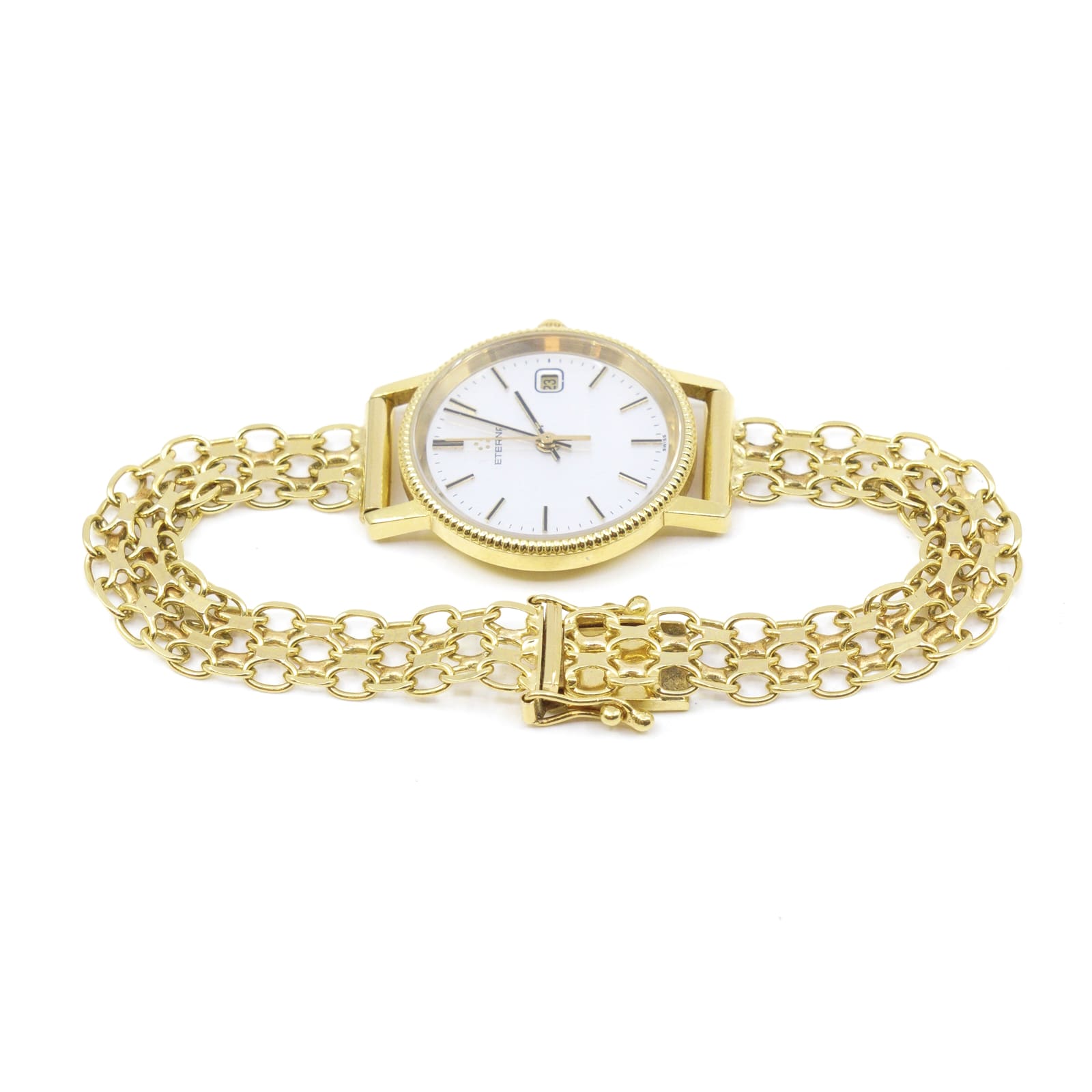 Armbandsur Eterna Guld 18K Boett Ø24mm med X-länk i 18K