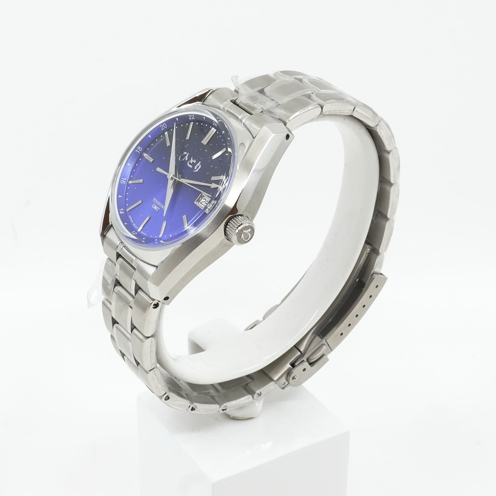 Armbandsur Hitori Yoshino – Night Star Indigo GMT Stål Boett 39,6mm - Bild 2