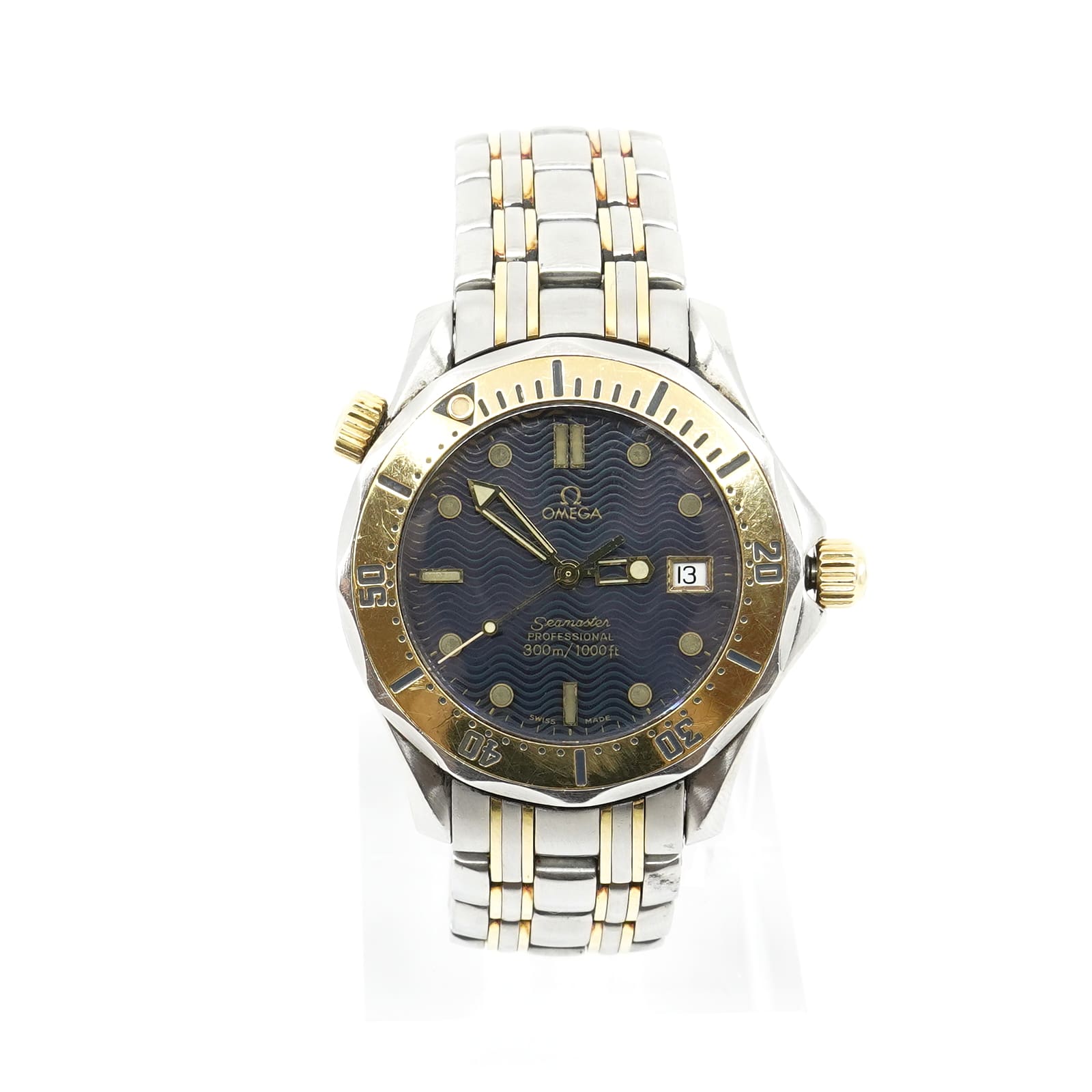 Armbandsur Omega Seamater Professional 300m Guld/Stål Boett 36mm