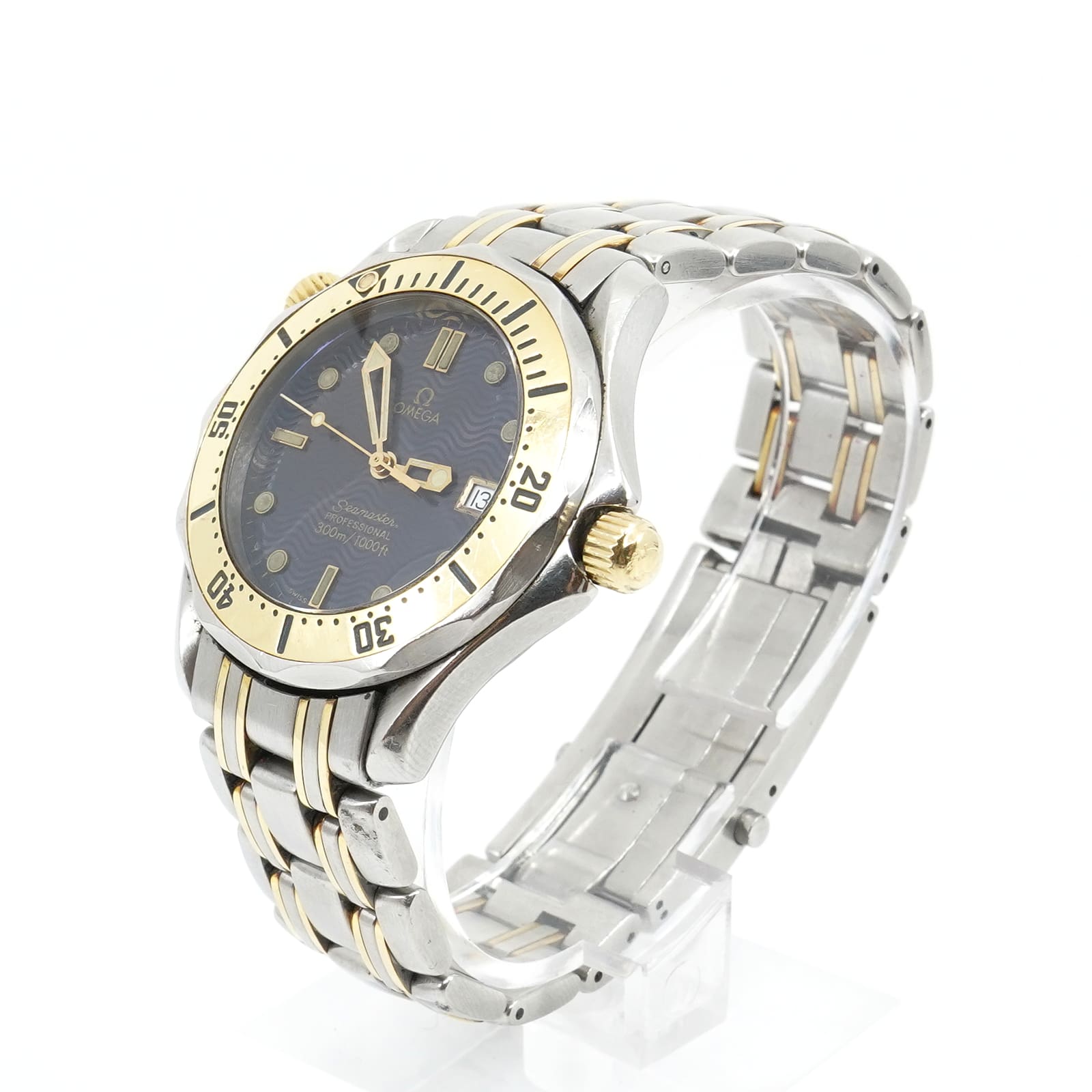 Armbandsur Omega Seamater Professional 300m Guld/Stål Boett 36mm - Bild 3