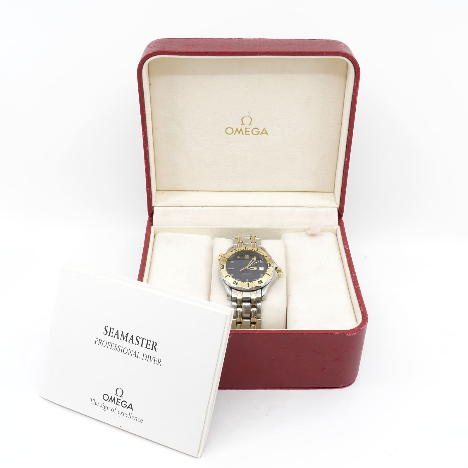 Armbandsur Omega Seamater Professional 300m Guld/Stål Boett 36mm - Bild 7