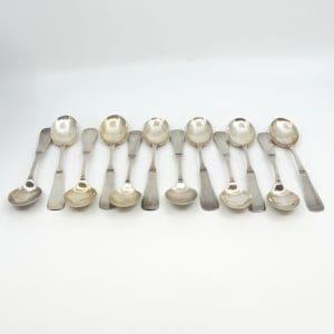Kaffeskedar 12st Modell Uppsala S830 185,6g Längd 122mm