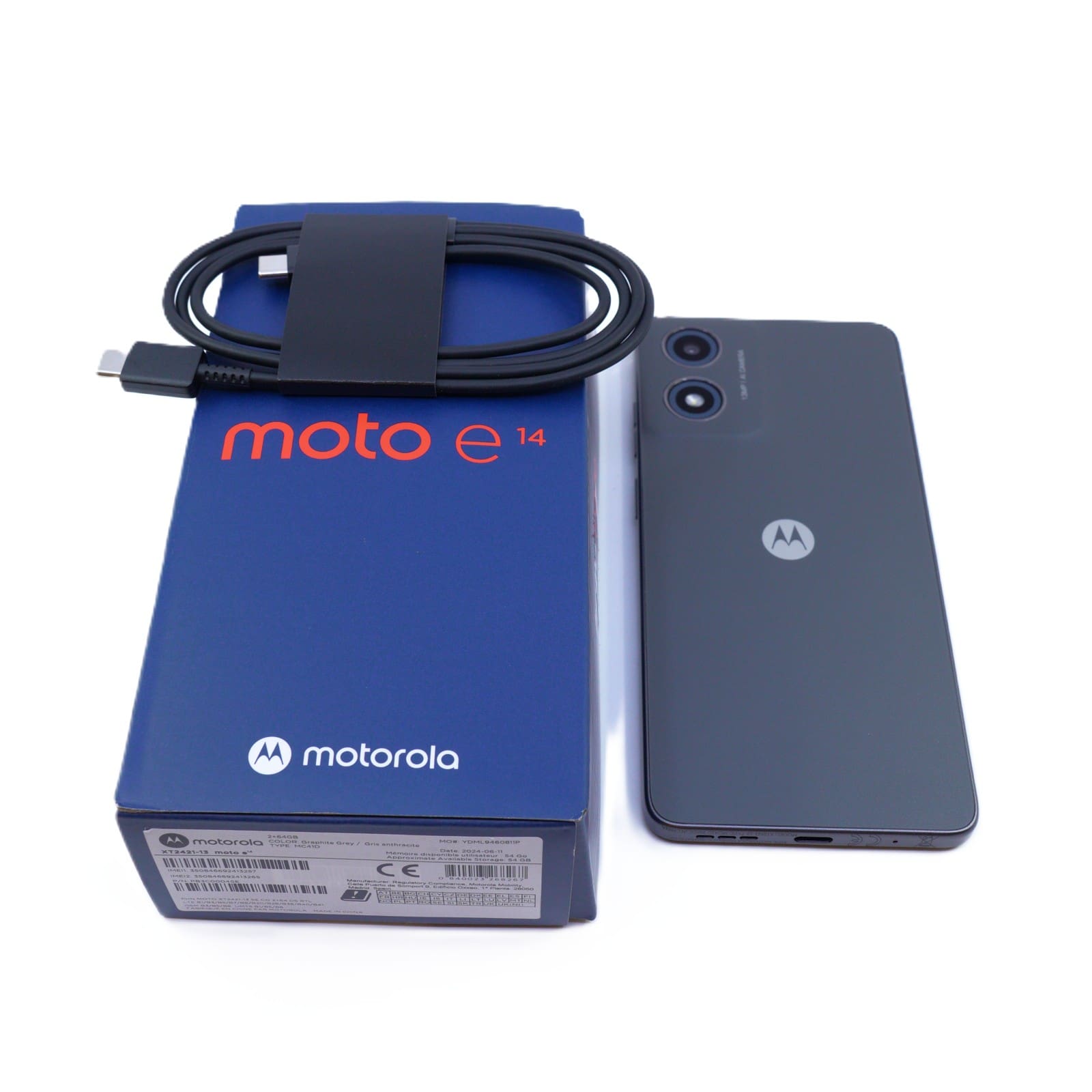 Mobiltelefon Motorola Moto E14 64GB – Nyskick!