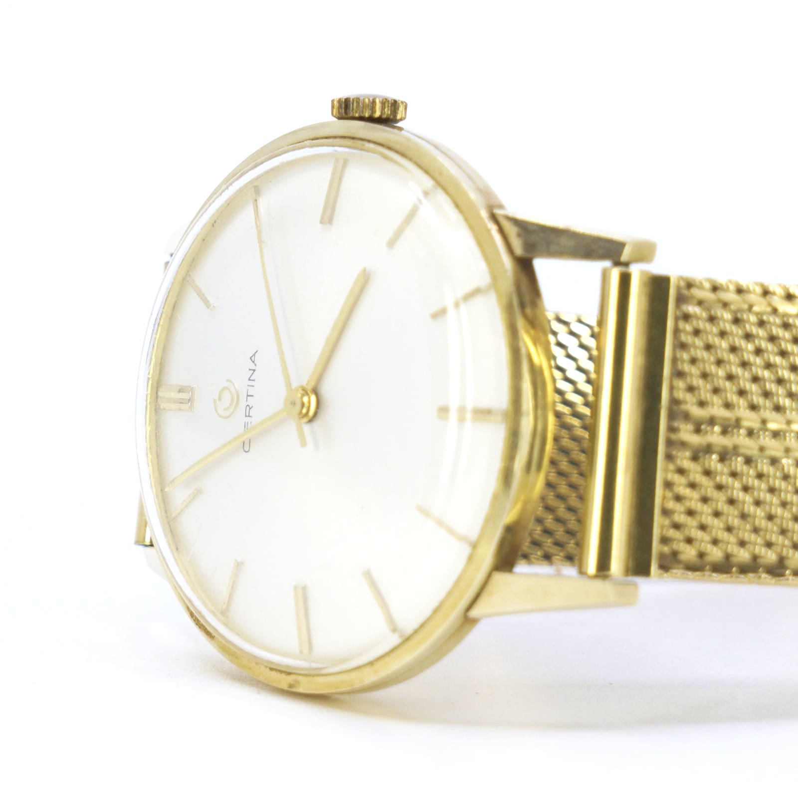 Armbandsur Certina Guld 14K Boett Ø34mm med länk i 18K – Gravyr - Bild 2