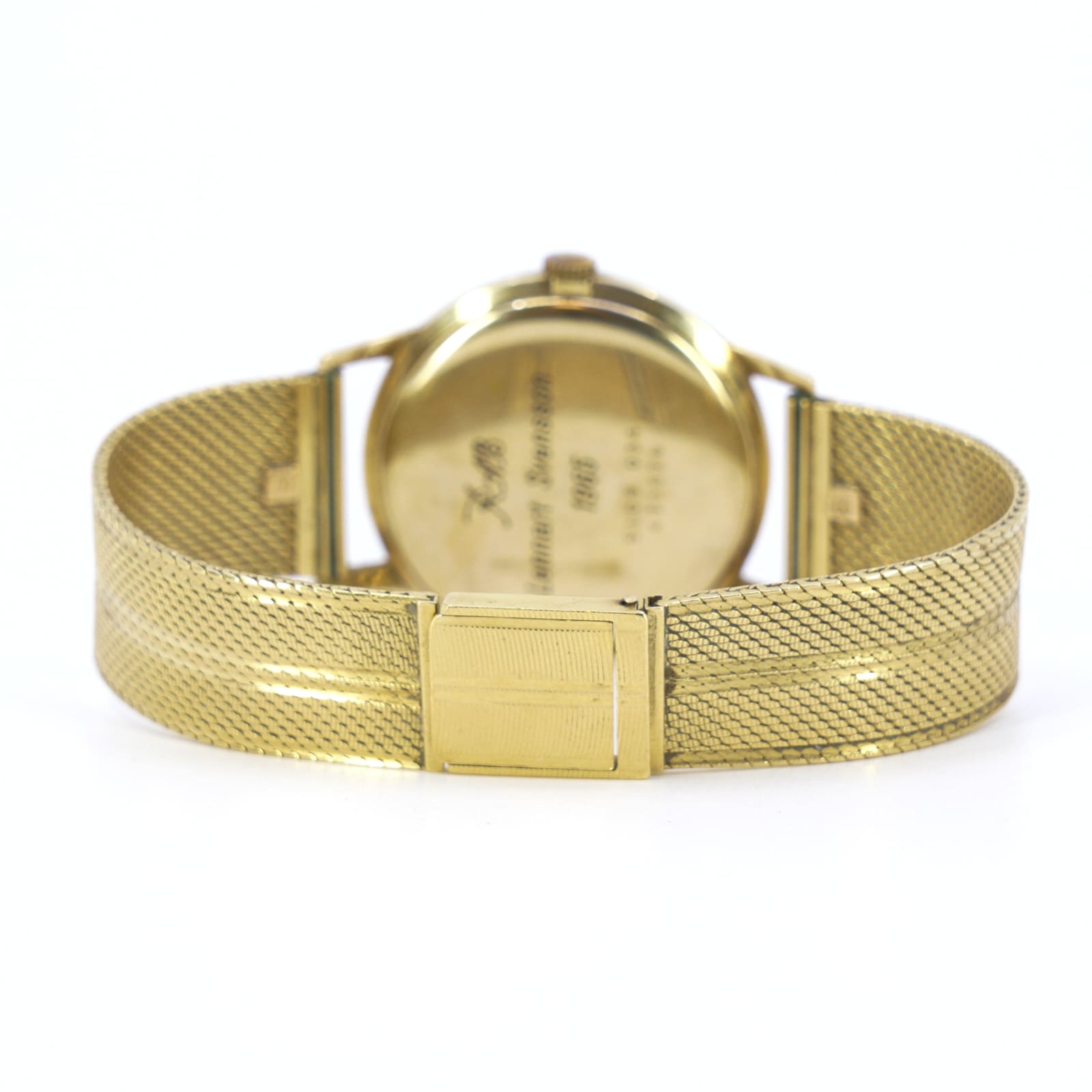 Armbandsur Certina Guld 14K Boett Ø34mm med länk i 18K – Gravyr - Bild 3