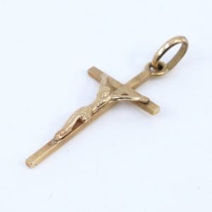 Hänge Krucifix Guld 18K 0,9g Bredd 13mm Höjd 30mm