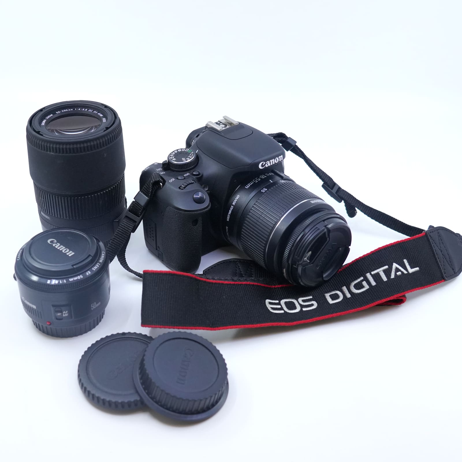 Canon EOS 600D, Snr: 163066068983, modell: DS126311, kamerahus med laddare, väska, minneskort 128GB - Bild 2