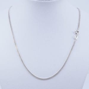 Halskedja Pansar Silver S925 5,6g Längd 45,5cm Bredd 2mm