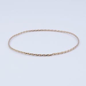 Armring Tvinnad Guld 18K 3,3g Diameter 65cm
