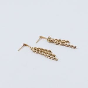 Örhängen Cordell 14K 1g Höjd 3,5mm Diameter 1,5mm, saknar stoppers