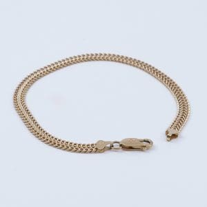 Armband 18K 6,4g Längd 18cm Bredd 4mm, Balestra, karbinhakelås
