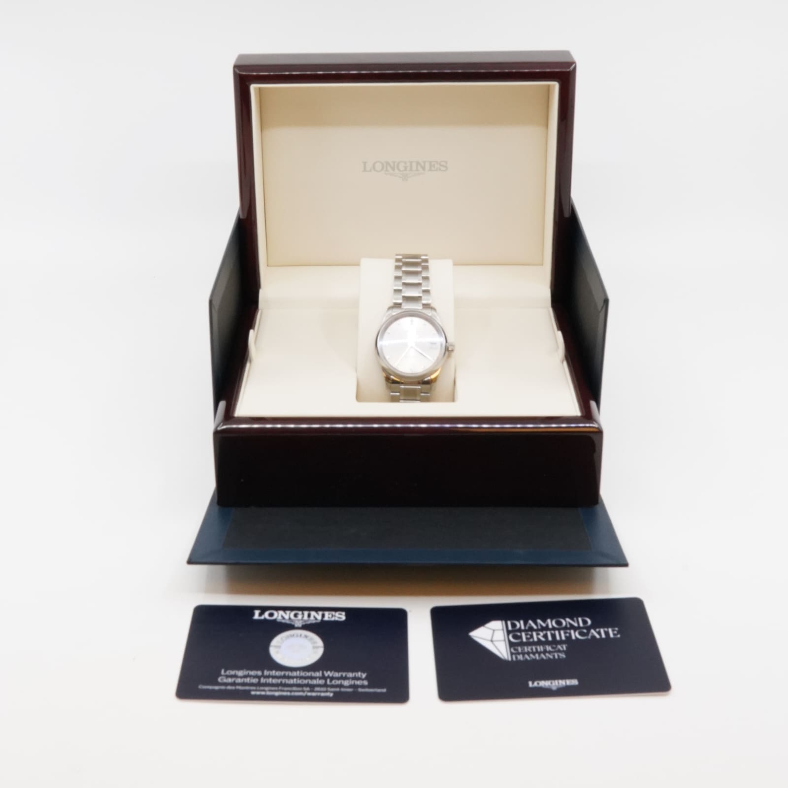 Armbandsur Longines Master Collection Diamantindex Stål Boett 34mm Automatisk - Bild 3